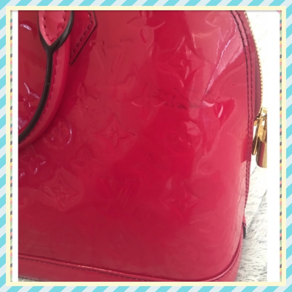🎀Authentic Louis Vuitton Alma Vernis Pink Rose🎀 - Picture 3 of 6